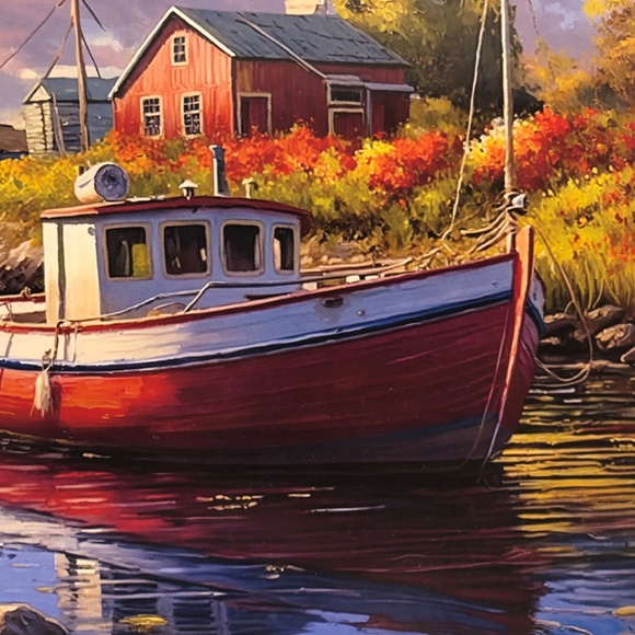 Buffalo Games - Old Boathouse - 500 Piece Jigsaw Puzzle - Picture 3 of 7